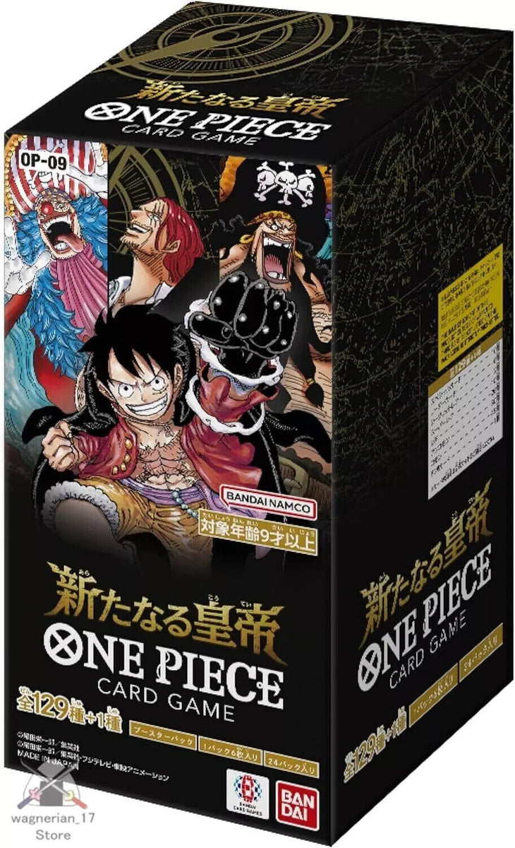 ONE PIECE Card Game The Four Emperors OP-09 booster box Bandai