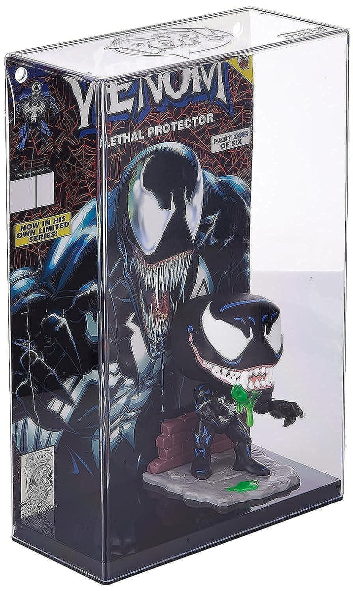 Funko Pop! - Venom: Lethal Protector - Figurine Vinyle 9.5cm Avec Boîte Vitrine Couverture Comic - Exclusivité Previews