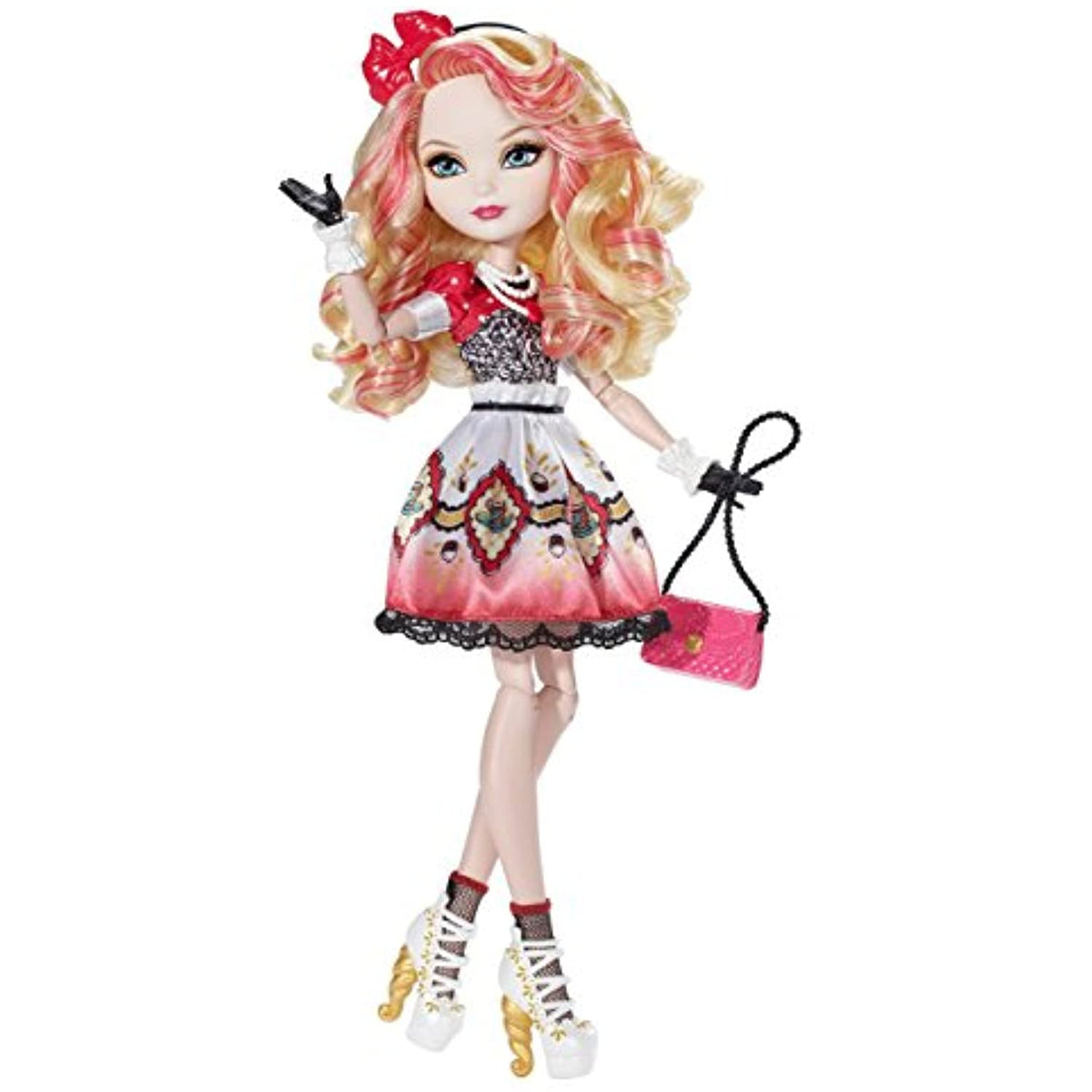 Ever After High Basic Budget Apple White Doll - Closed Mouth Wave 1 2015 -  Dress