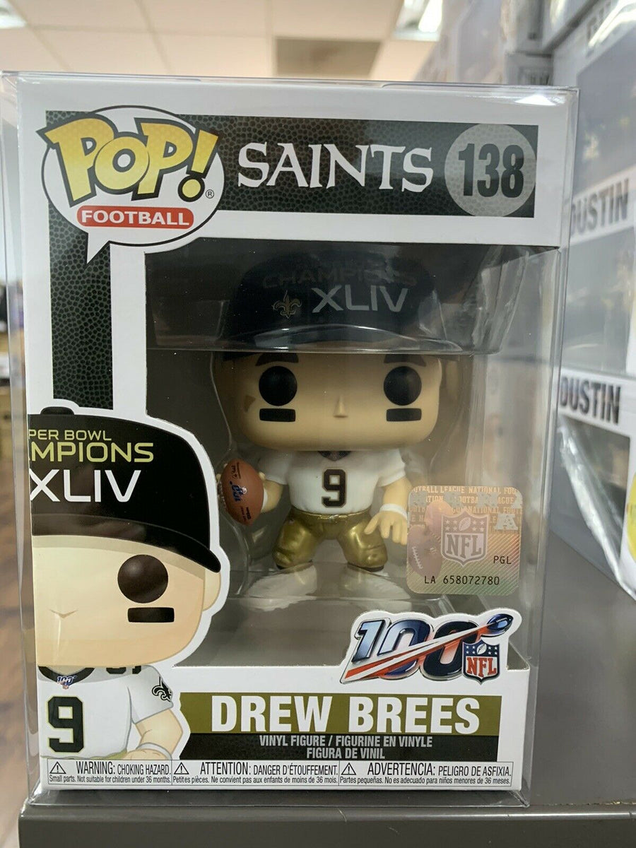 Funko Pop! Football - New Orleans Saints - Drew Brees Super Bowl #138  +Protector