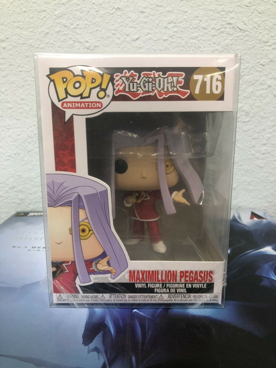 Funko POP! Anime: Yu-Gi-Oh! MAXIMILLION PEGASUS Figure #716 w/Protector