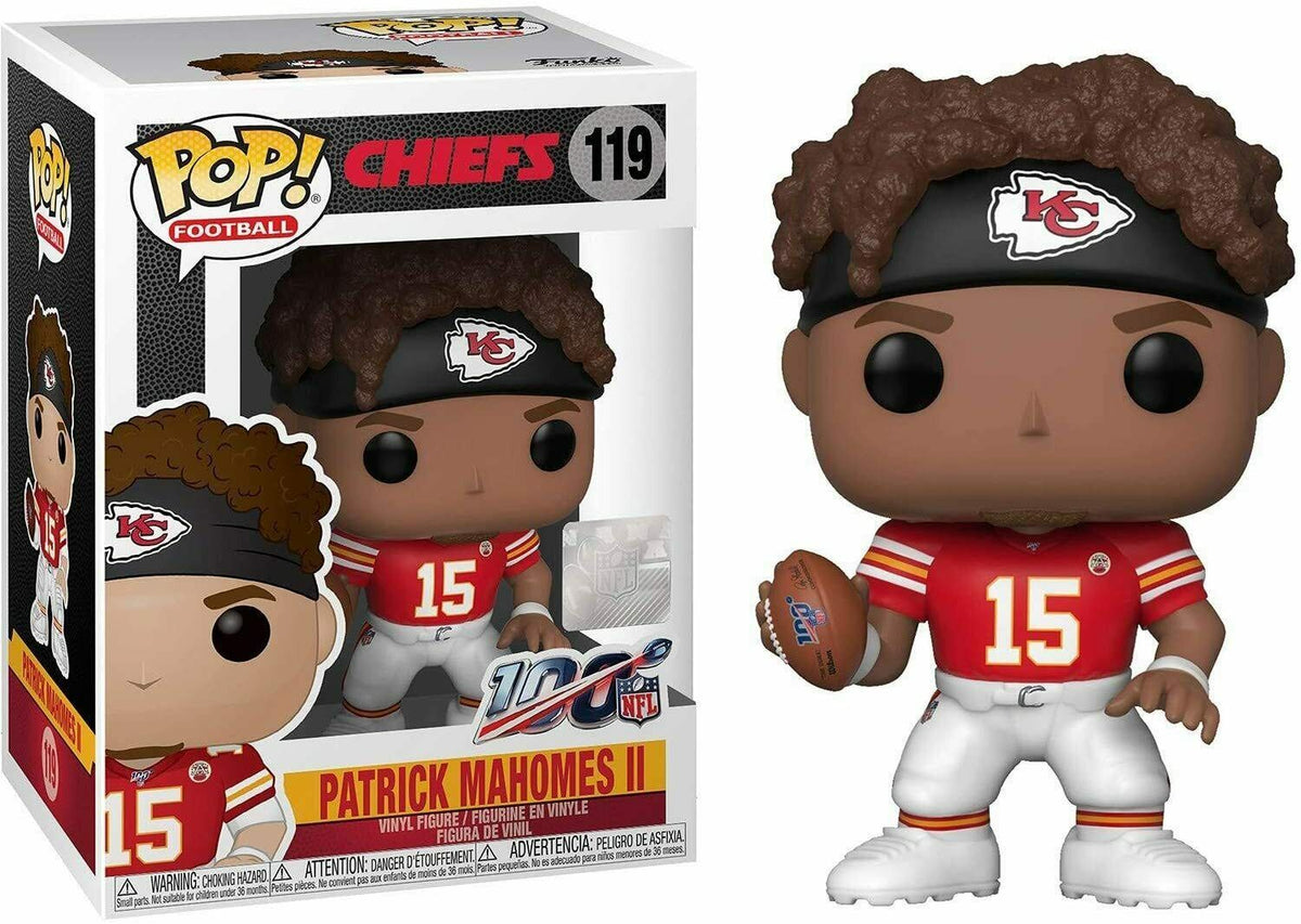 Visit the Funko Store Patrick Mahomes Vinyl Figure #119 (Bundled with  Compatible Ecotek Pop Box Protector)