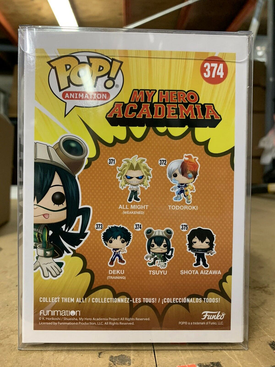 Funko POP! Animation: My Hero Academia TSUYU Figure #374 w/ Protector