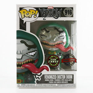 Funko POP! Marvel VENOMIZED DOCTOR DOOM CHASE GITD #916 w/ Protector MINT