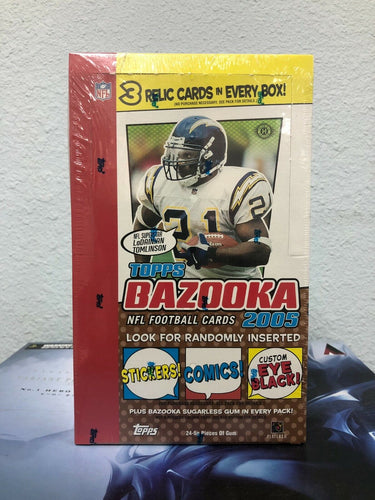 2005 TOPPS Bazooka NFL Football Cards Box New/Sealed