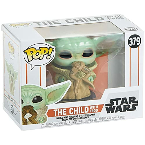 Funko POP! Star Wars The CHILD with Frog Figure #379 DAMAGE BOX