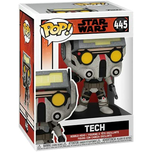 Funko POP! Star Wars: Bad Batch TECH Figure #445 DAMAGE BOX