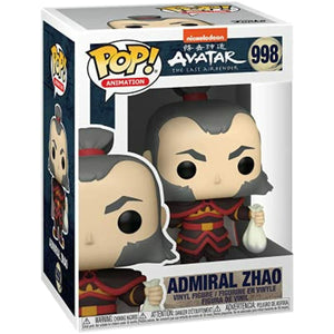 Funko POP! Animation: Avatar ADMIRAL ZHAO Figure #998 DAMAGE BOX