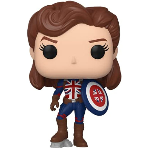 Funko Pop! Marvel: What If? - Captain Carter Figure w/ Protector