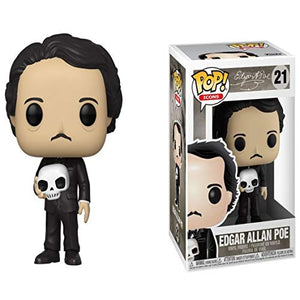 Funko Pop! Icons: Edgar Allan Poe w/Skull Figure w/ Protector