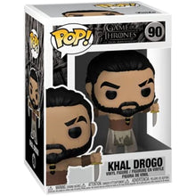 Load image into Gallery viewer, Funko POP! TV Game of Thrones KHAL DROGO Daggers Figure #90 w/ Protector