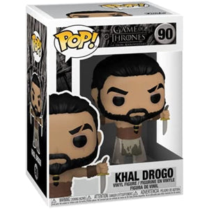 Funko POP! TV Game of Thrones KHAL DROGO Daggers Figure #90 w/ Protector