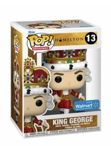 Funko POP Hamilton - King George Exclusive Figure w/ Protector