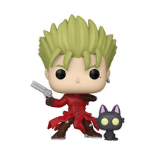 Load image into Gallery viewer, Funko Pop! Animation: VASH The Stampede with Kuroneko w/ Protector
