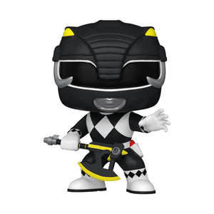 Funko Pop! TV: Mighty Morphin Power Rangers 30th Anniversary - Black Ranger w/ Protector