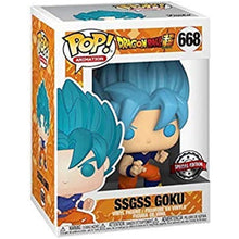 Load image into Gallery viewer, Funko POP! Anime: Dragonball Super SSGSS GOKU Special Edition #668 w/ Protector