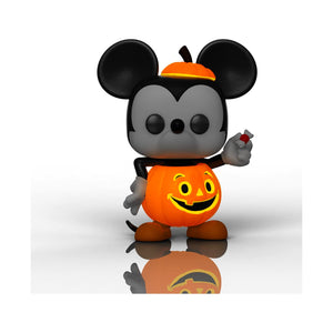Funko Pop! Disney: Mickey Mouse Trick or Treat - Glow in The Dark, Amazon Exclusive w/ protector