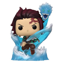 Load image into Gallery viewer, POP! Animation: Demon Slayer - Tanjiro with Dragon (Exclusive) (Glow in The Dark) w/ Protector