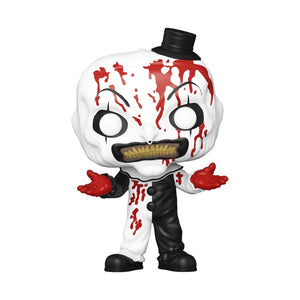 Funko Pop! Movies: Terrifier - Art The Clown (Bloody) Figure w/ Protector