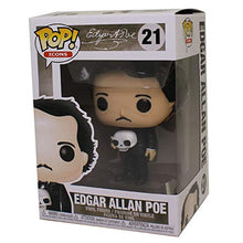 Load image into Gallery viewer, Funko Pop! Icons: Edgar Allan Poe w/Skull Figure w/ Protector
