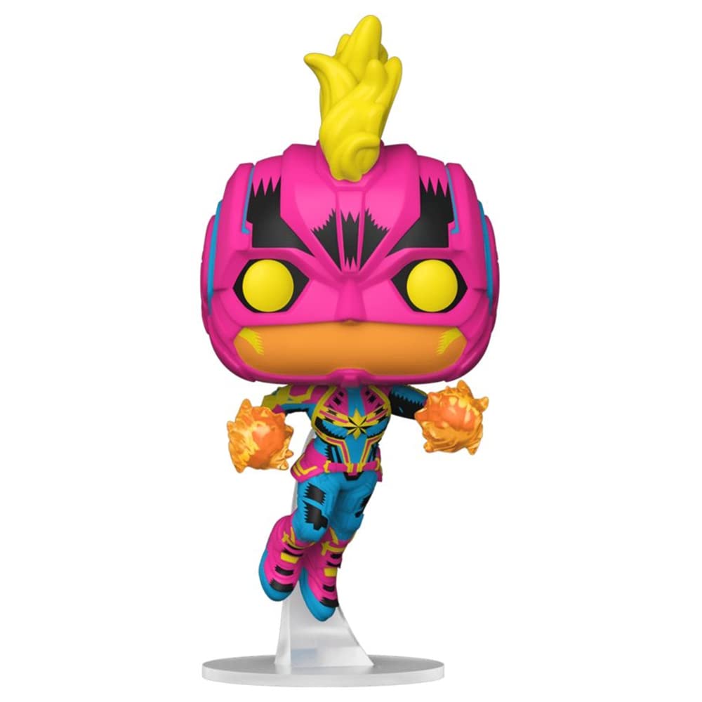 Funko POP! Marvel Studios CAPTAIN MARVEL Black Light Special Edition Figure #908