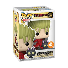 Load image into Gallery viewer, Funko Pop! Animation: VASH The Stampede with Kuroneko w/ Protector
