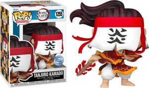 Funko Pop! Animation: Demon Slayer - Tanjuro Kamado Hinokami Kagura (AAA Anime Exclusive) w/ Protector