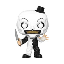 Load image into Gallery viewer, Funko Pop! Movies: Terrifier - Art The Clown Figure w/ Protector