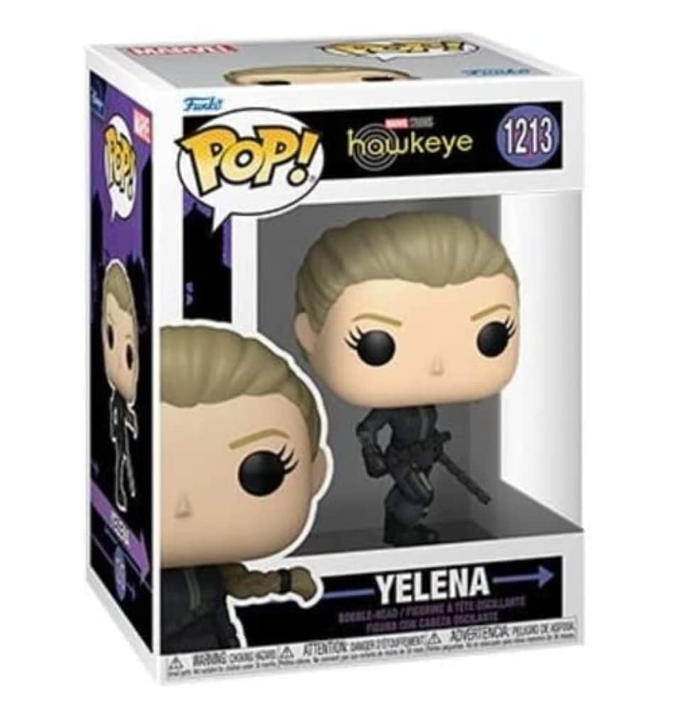 Funko POP! Marvel: Hawkeye YELENA Bobblehead Figure #1213 DAMAGE BOX