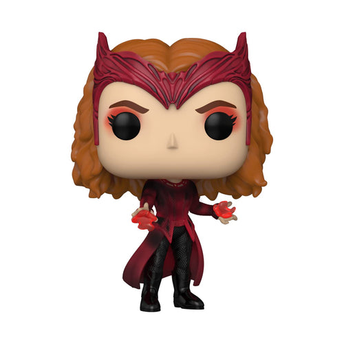 Funko Pop! Marvel: Doctor Strange Multiverse of Madness - Scarlet Witch Figure w/ Protector