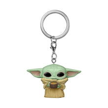 Load image into Gallery viewer, Funko Pop! The Mandalorian Cute Keychain Grogu with Cup