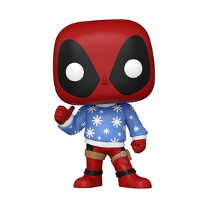 Funko Pop! Marvel Holiday: Deadpool Figure w/ Protector