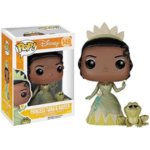 Funko POP Princess & The Frog - Princess Tiana & Naveen Figure w/ Protector
