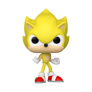 Funko Pop Sonic The Hedgehog Super Sonic Figure (AAA Anime Exclusive) w/ Protector