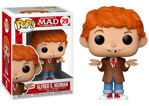 Funko POP! DC Mad Product ALFRED E. NEUMAN Figure #29 DAMAGE BOX
