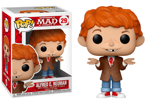 Funko POP! DC Mad Product ALFRED E. NEUMAN Figure #29 DAMAGE BOX