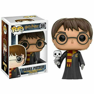 Funko POP! Harry Potter HARRY POTTER with Hedwig Figure #31 w/ Protector