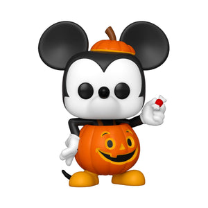 Funko Pop! Disney: Mickey Mouse Trick or Treat - Glow in The Dark, Amazon Exclusive w/ protector