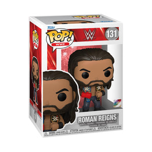 Funko! Pop WWE: Roman Reigns with Belts Figure w/ Protector