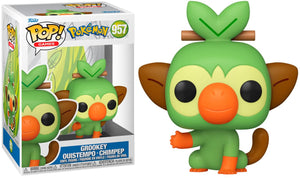 Funko Pop! Games: Pokemon - Grookey - Ouistempo Figure w/ Protector