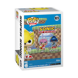 Funko Pop Sonic The Hedgehog Super Sonic Figure (AAA Anime Exclusive) w/ Protector
