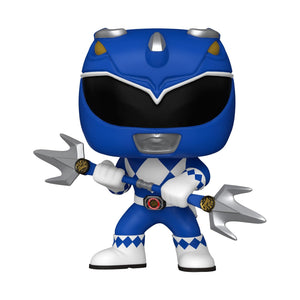 Funko Pop! TV: Mighty Morphin Power Rangers 30th Anniversary - Blue Ranger w/ Protector