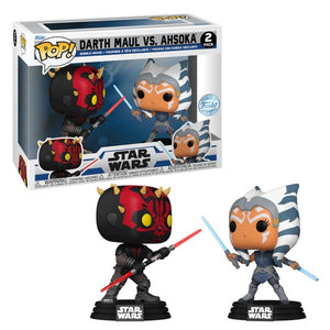 Funko Pop! Star Wars: Darth Maul vs Ahsoka 2-Pack (Gamestop Exclusive)