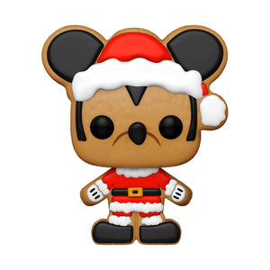 Funko Pop! Disney Holiday: Santa Mickey Mouse (Gingerbread) w/ Protector