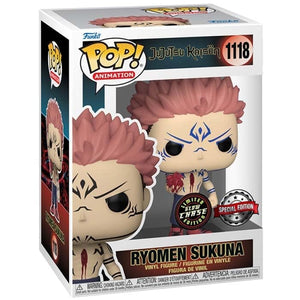 Funko POP Jujutsu Kaisen Sukuna w/Heart Figurine w/ Protector