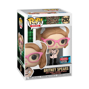 POP Funko Rocks - Britney Spears (Fall Convention) Pink w/ Protector
