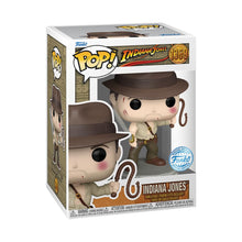 Load image into Gallery viewer, Funko POP Indiana Jones and The Temple of Doom: Indiana Jones with Whip Figure w/ Protector
