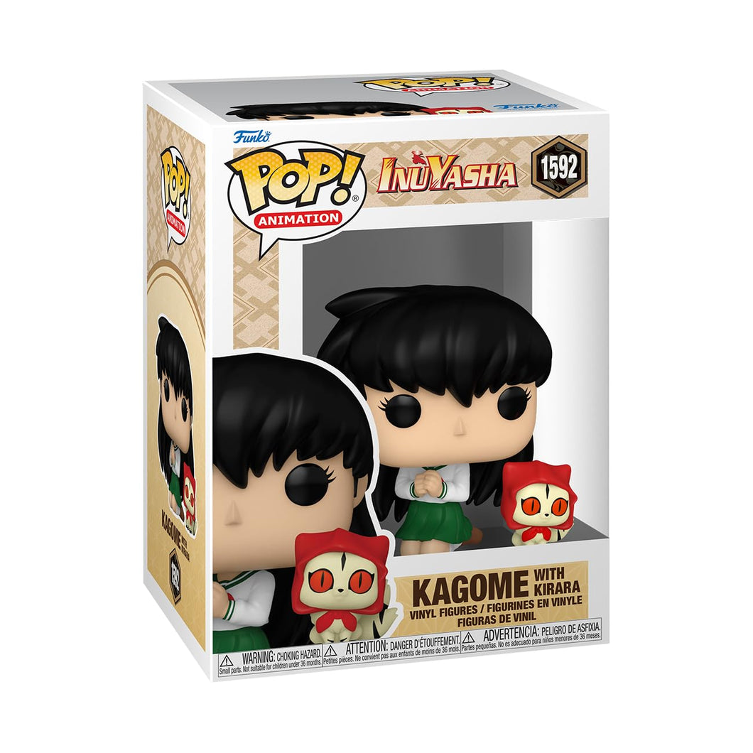 Funko Pop!&Buddy: Inuyasha - Kagome with Kirara Figure w/ Protector
