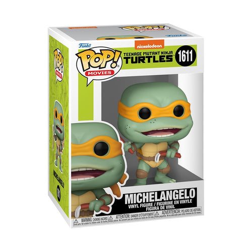 Funko Pop Movies Teenage Mutant Ninja Turtles - Michelangelo Figure w/ Protector