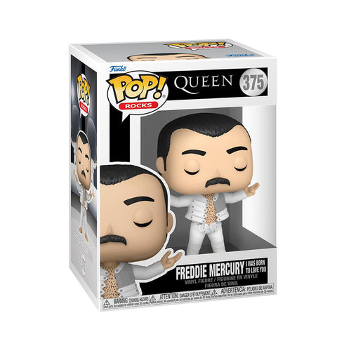 Funko Pop! Rocks: Queen - Freddie Mercury, I was Born to Love You figure w/ Protector